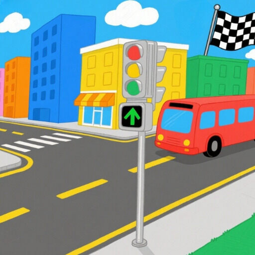 赛车风暴卡通驾