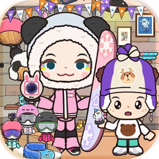 托卡迷你城市滑雪人