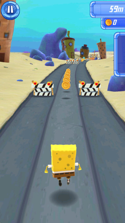 海绵宝宝跑跑海绵