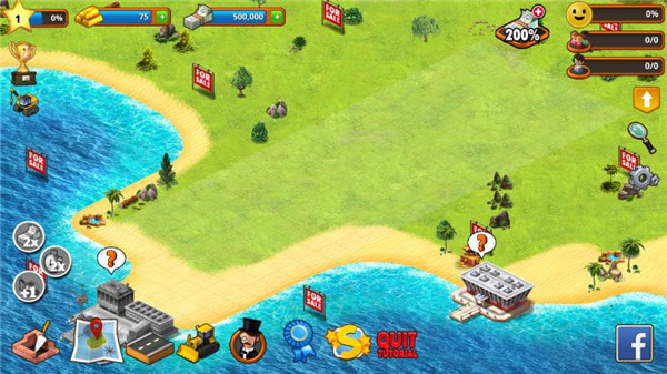 热带天堂小镇岛