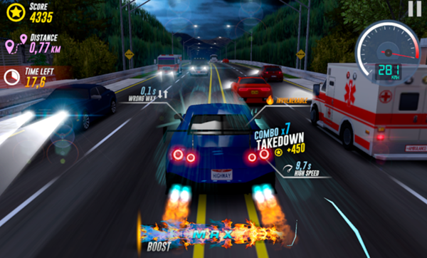 高速公路超速驾驶模拟器