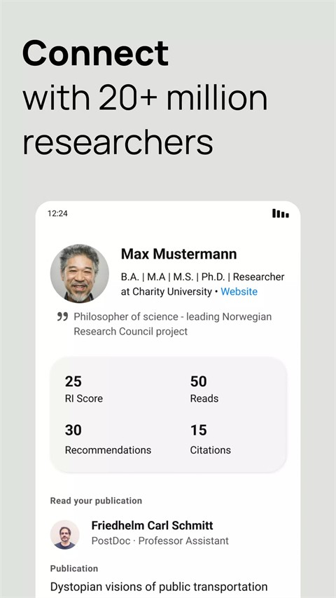Researchgate安卓版截图2