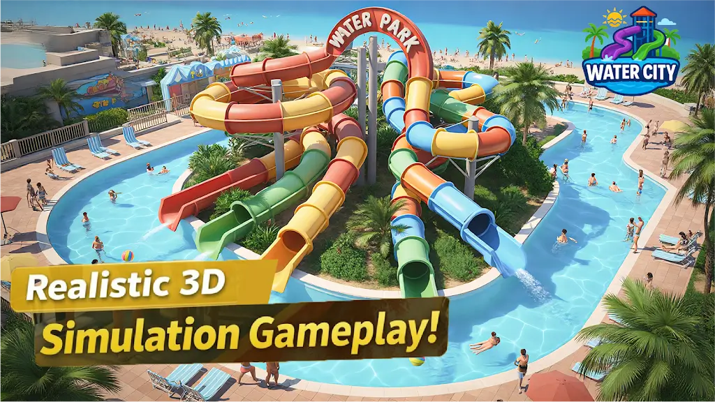 水上乐园建造模拟器(Waterpark Creator Simulator)