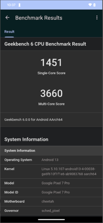 Geekbench 6截图3